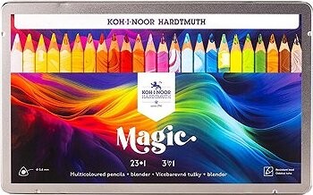 Koh-i-noor Magic 3408/23 + 1 Trojhranné pastelky TR 11, 100 % drevo 23 + 1 ks