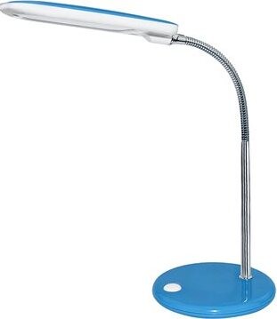 LED stolná lampička s vypínačom BAZ 5 W/230 V/4000 K/340 Lm/120°/IP20, modrá