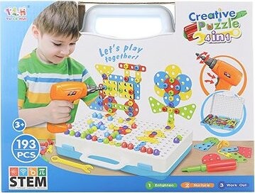 Lamps Skrutkovacia stavebnica s vŕtačkou 193 dielikov