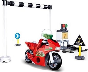 Sluban Town Motorky M38-B0717A Pretekárska motorka