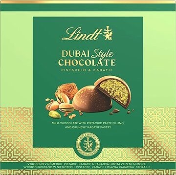 LINDT Dubajské pralinky s pistáciami 90 g