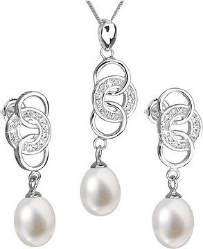 EVOLUTION GROUP 29036.1 pravá perla ovál AAA 7,5 – 8 mm (Ag 925/1000, 6,0 g)