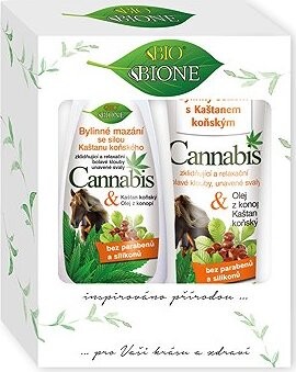 BIONE COSMETICS Bc Cannabis s gaštanom konským 560 ml