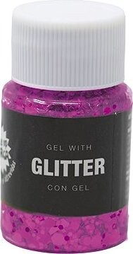 GUIRCA Gélové trblietky na tvár, ružové 20 g