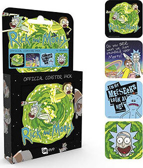 Rick a Morty Coaster 4 – pack Mix