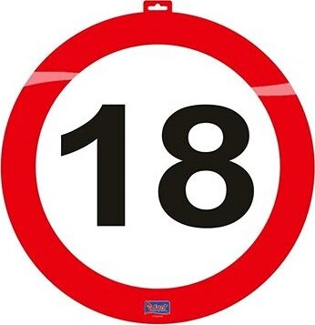 Dekorácia dopravná značka 18, 47 cm