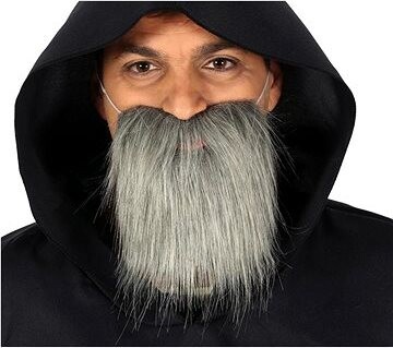 GUIRCA Fúzy polodlhé sivé