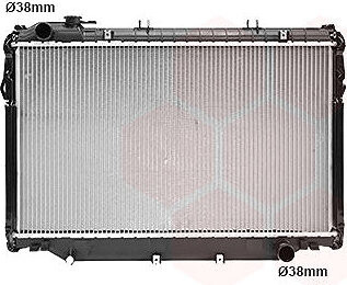 VAN WEZEL chladič, chladenie motora 53002223