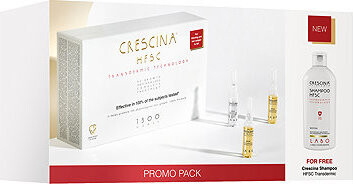 CRESCINA Starostlivosť na podporu rastu vlasov a proti vypadávaniu vlasov 1300 20 × 3,5 ml + šampón pre ženy 20