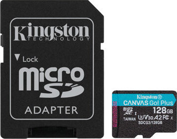 Kingston microSDXC Canvas Go Plus Gen4 128 GB