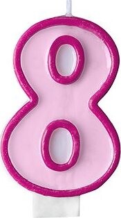 Sviečka narodeninová, 7 cm, číslica „8