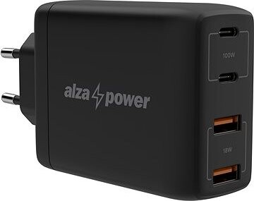 AlzaPower G300 GaN Fast Charge 100 W čierna