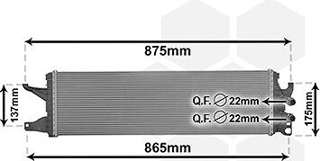 VAN WEZEL chladič, chladenie motora 58012722