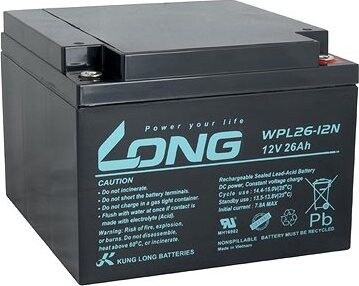 Long batéria 12 V 26 Ah M5 LongLife 12 rokov (WPL26-12N)