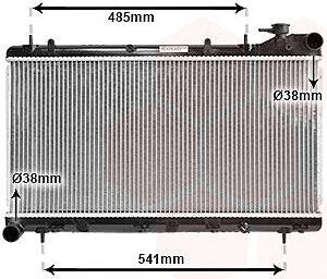 VAN WEZEL chladič, chladenie motora 51002015