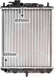 VAN WEZEL chladič, chladenie motora 11002036