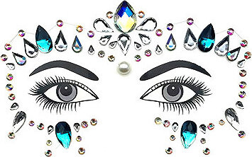 FunCo samolepiaca maska na oči Kamienky smaragd