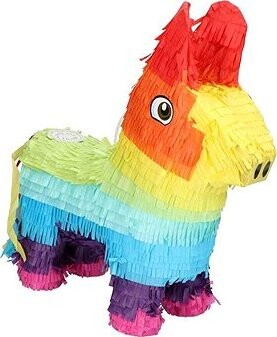 Godan Piňata somár farebný, rozbíjacia, 35 × 39 cm