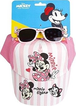 Disney Minnie Mouse: Ftiend figaro – Detská sada šiltovka s okuliarmi