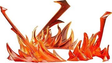 MODEROID Flame Effect doplnok, pre figúrky – červený