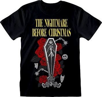 Disney Nightmare Before Christmas: Jack Coffin – tričko pánske, M