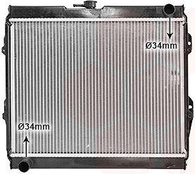 VAN WEZEL chladič, chladenie motora 58002090