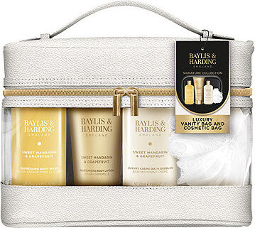 BAYLIS & HARDING sada v toaletnej taštičke Mandarínka & Grapefruit 800 ml