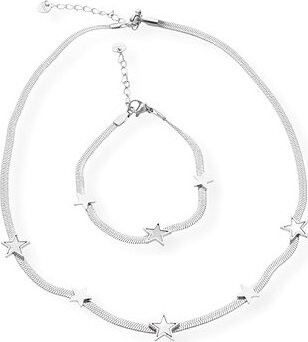 Ewena Dámsky náhrdelník s náramkom z chirurgickej ocele KM6427