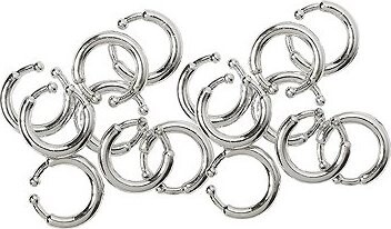 GUIRCA Sada falošných pírsingových krúžkov 16 ks