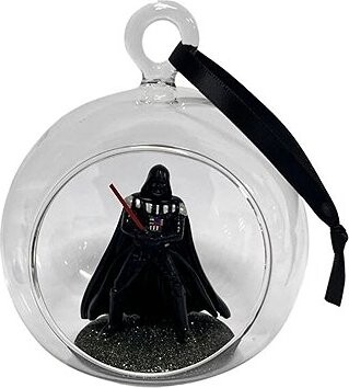 Christmas Inspiration Skleněná otevřená koule 3D figurka Darth Vader