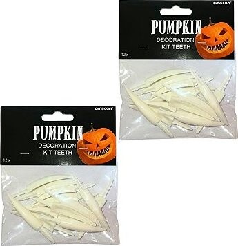 Amscan Dekorace zuby do dýně Halloween 24 ks