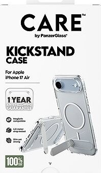 PanzerGlass CARE kryt Apple iPhone Air Kickstand strieborný/biely MagSafe
