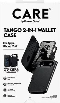 PanzerGlass CARE puzdro Apple iPhone Air MagSafe Tango 2 v 1 Wallet