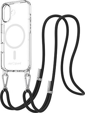 AlzaGuard Luxe Detach Lanyard Case Compatible with MagSafe pre iPhone 17 čierny