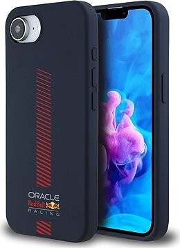 Red Bull Silicone Powerbar MagSafe Zadný Kryt pre iPhone 16e Navy