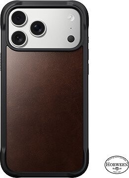 Nomad Rugged Leather Case Rustic Brown (Horween) iPhone 17 Pro Max