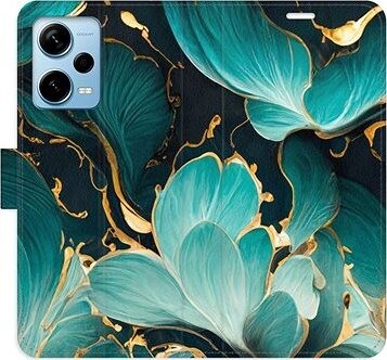 iSaprio flip puzdro Blue Flowers 02 pre Xiaomi Redmi Note 12 Pro+ 5G