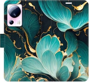 iSaprio flip puzdro Blue Flowers 02 na Xiaomi 13 Lite
