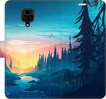iSaprio flip puzdro Magical Landscape pre Xiaomi Redmi Note 9 Pro/Note 9S