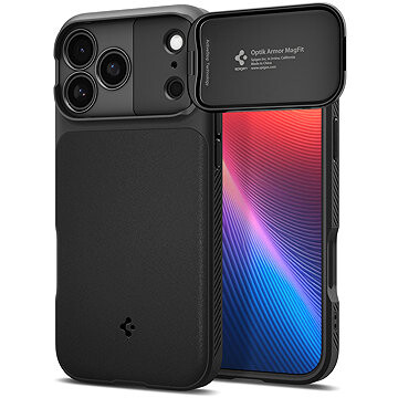 Spigen Optik Armor MagSafe Black iPhone 17 Pro Max