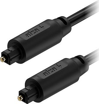 AlzaPower Optical Fiber Toslink Audio Cable 5 m čierny