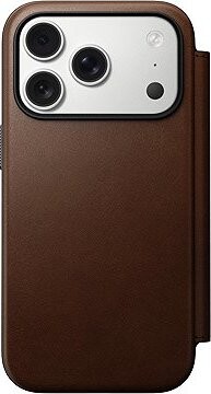 Nomad Modern Leather Folio Brown iPhone 17 Pro