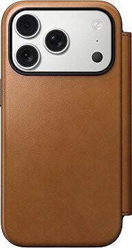 Nomad Modern Leather Folio English Tan iPhone 17 Pro