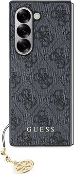 Guess 4G Charm Zadný Kryt na Samsung Galaxy Z Fold6 Grey