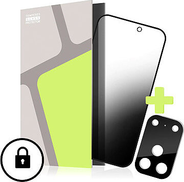 Tempered Glass Protector pre iPhone 17 Pro, PRIVACY GLASS + sklo na kameru (CaseFriendly)