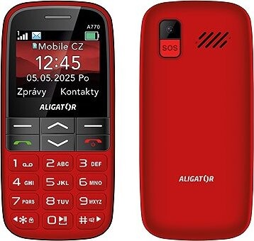 Aligator A770 Senior červený + stol. nab.