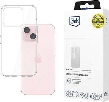 3MK Armor case pre Apple iPhone 15 Plus, číry