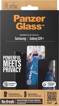 PanzerGlass Privacy Samsung Galaxy S24+/S25+ s inštalačným rámčekom