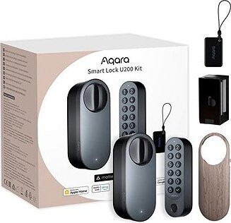 AQARA Smart Lock U200 Kit (Rev 2025), čierny
