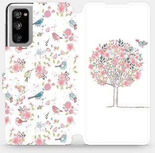 Flipové puzdro na mobil Samsung Galaxy S20 FE – M120S Strom a vtáky